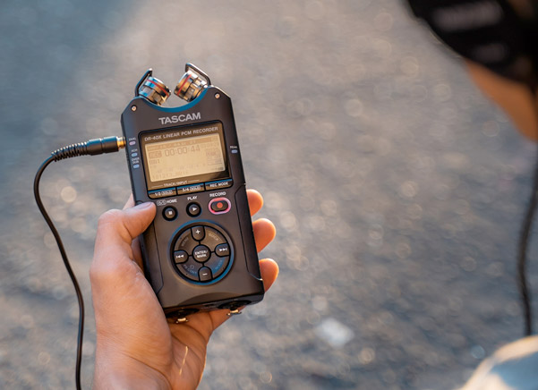 Tascam DR40X Portable Four-Track Digital Audio Recorder