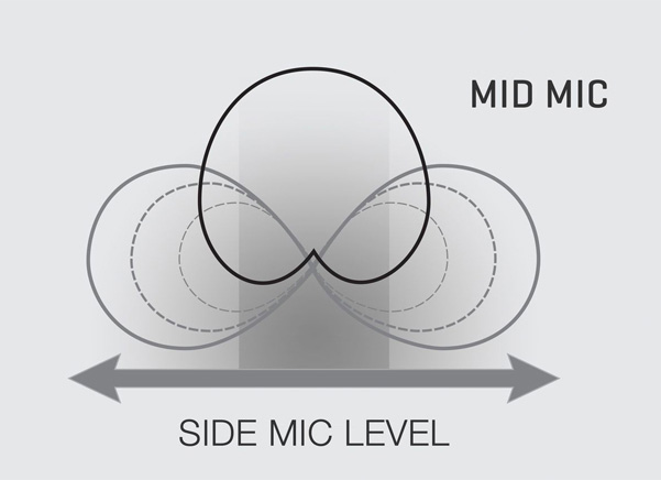Mid-side recording visual