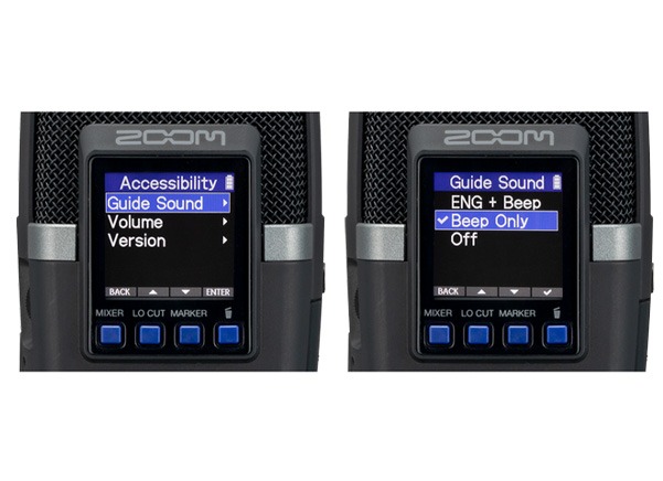 Accessibility features