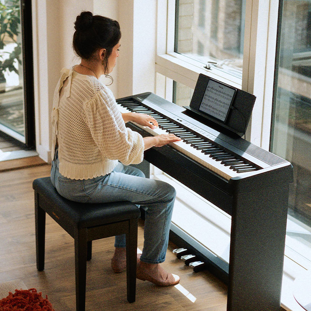 Roland KSF-40 piano stand in black