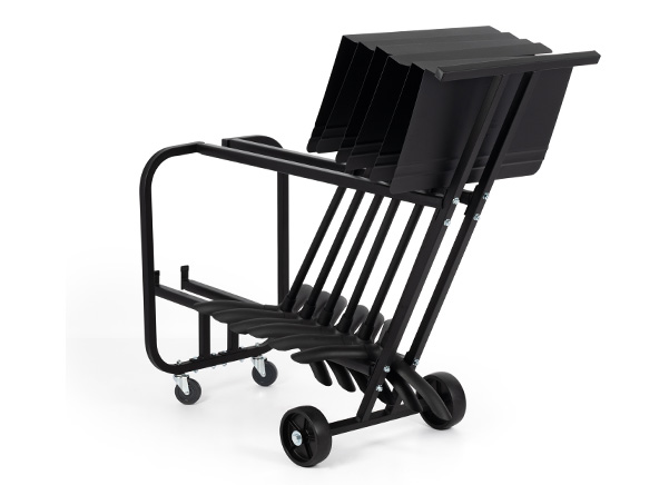 MAN1920 music stand cart with Symphony stands